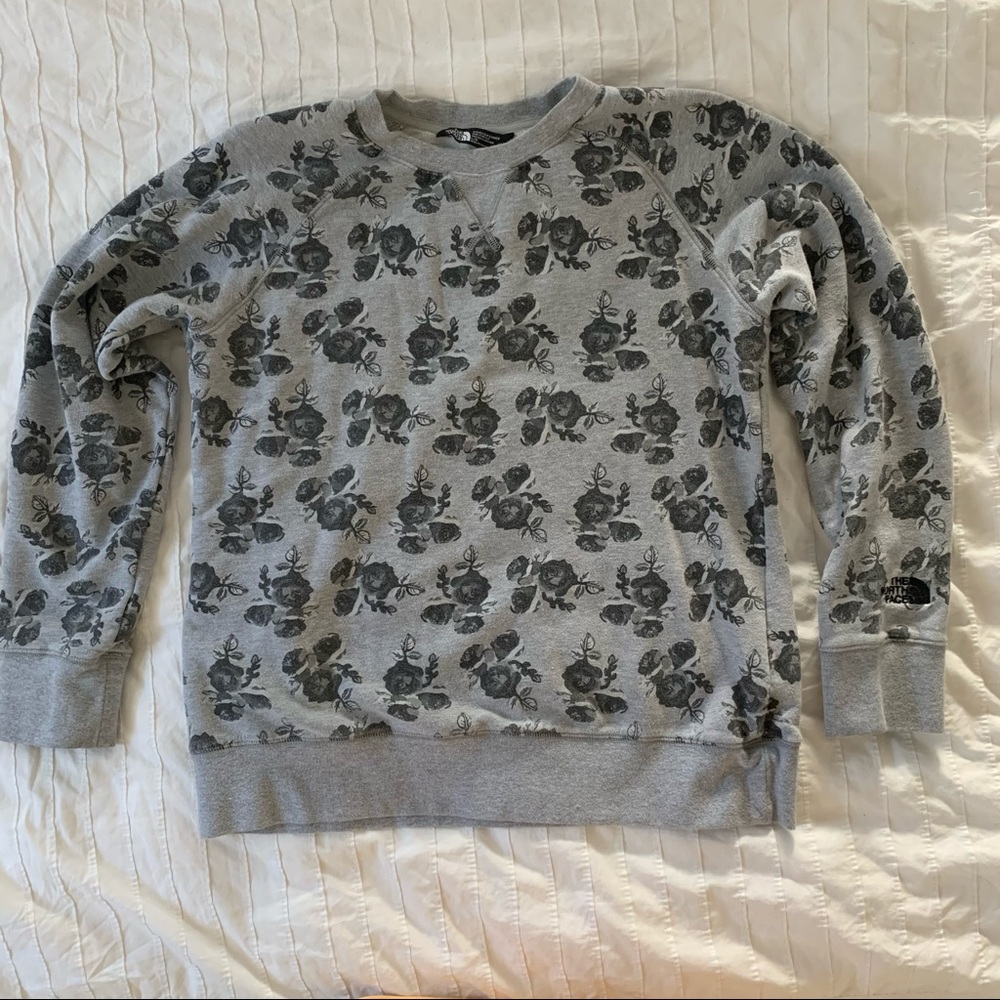 North Face Floral Sweatshirt